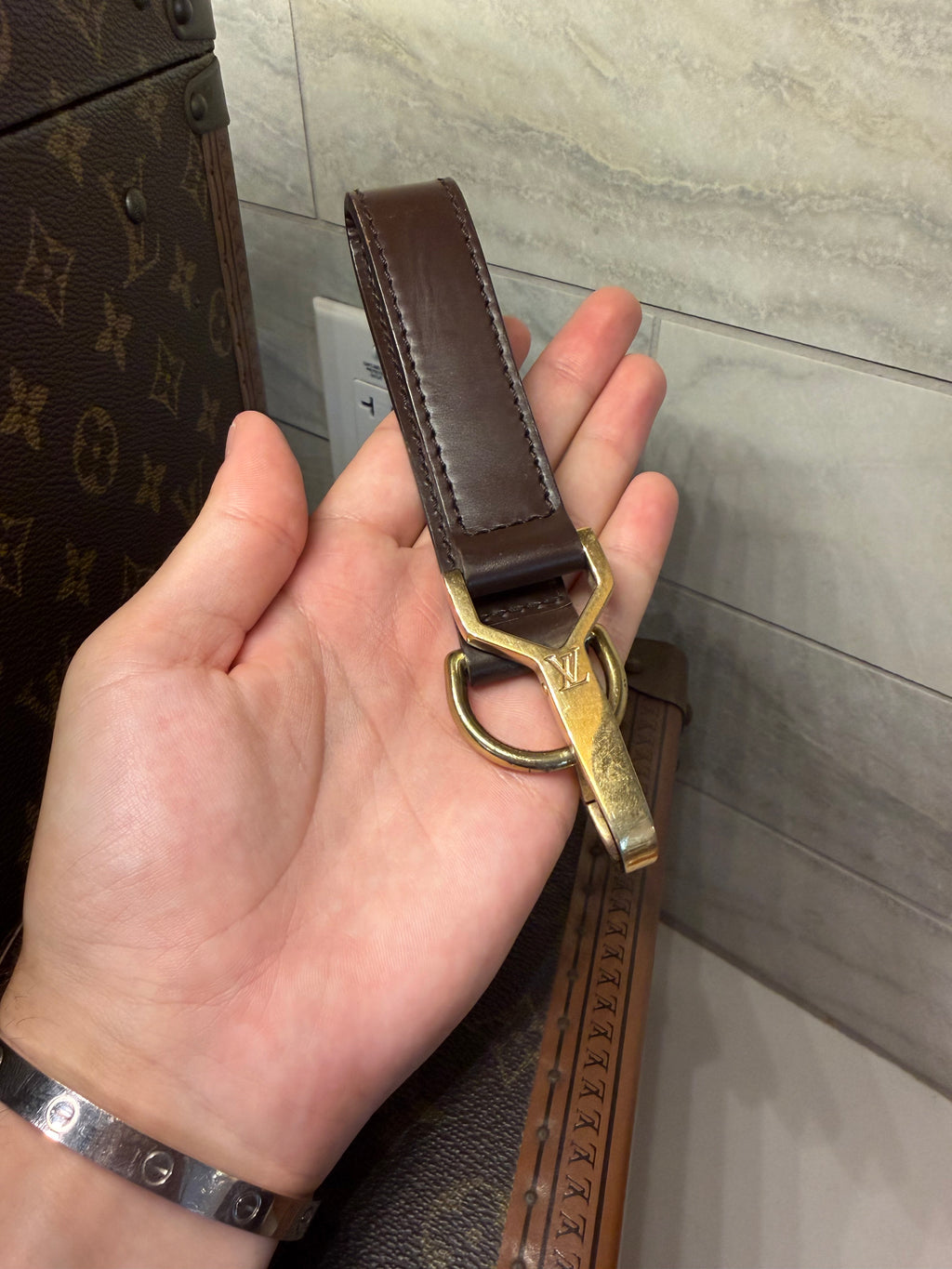 Louis Vuitton Brown Handle Strap