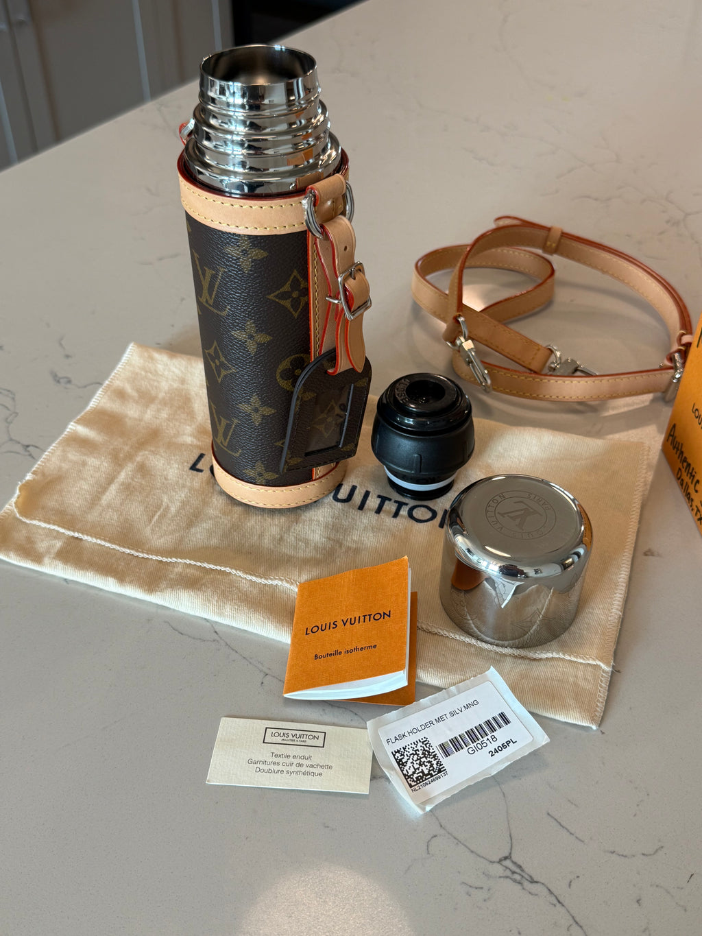 Louis Vuitton Monogram Bottle & Holder