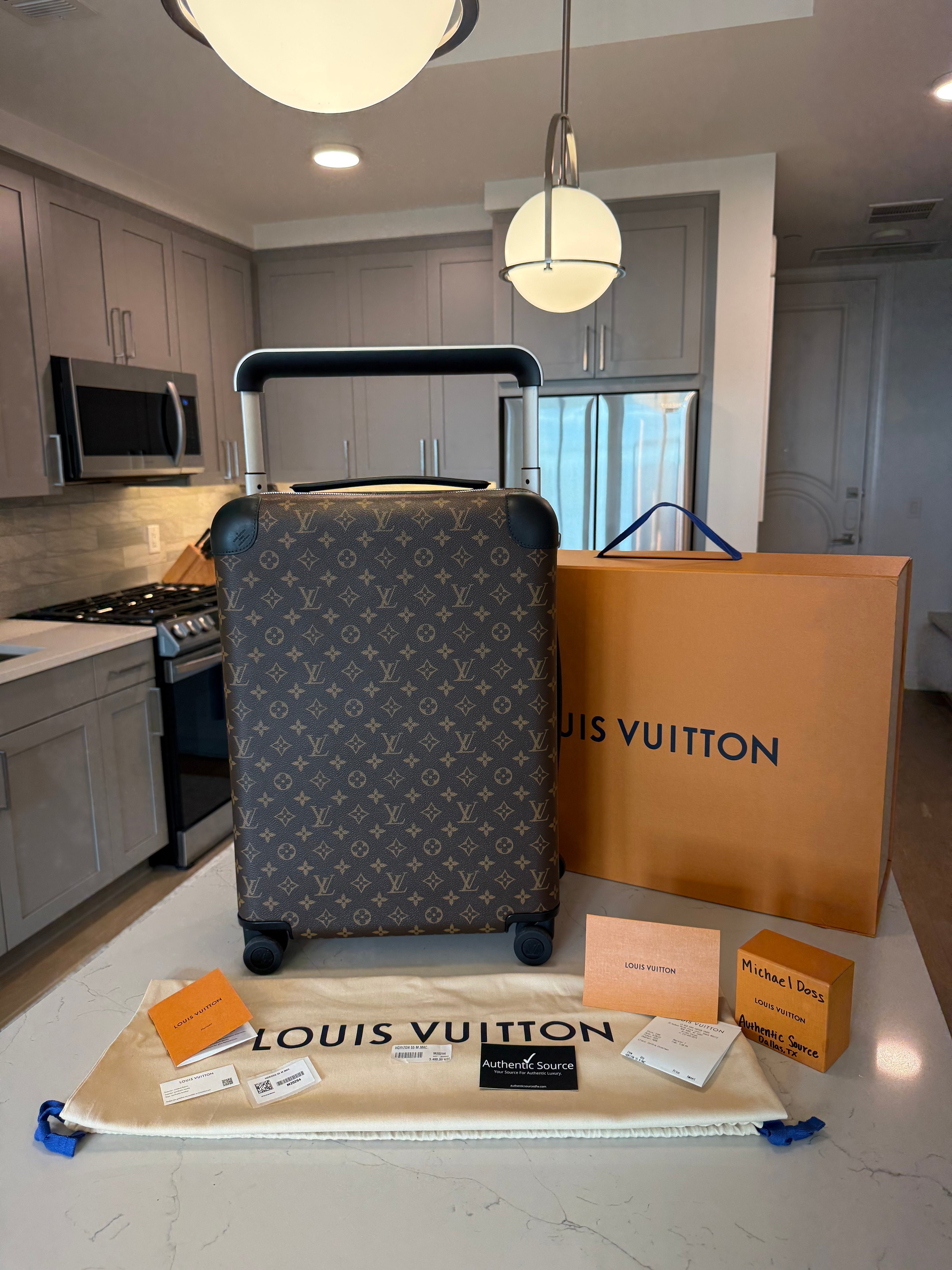 Louis Vuitton Horizon 55 Macassar