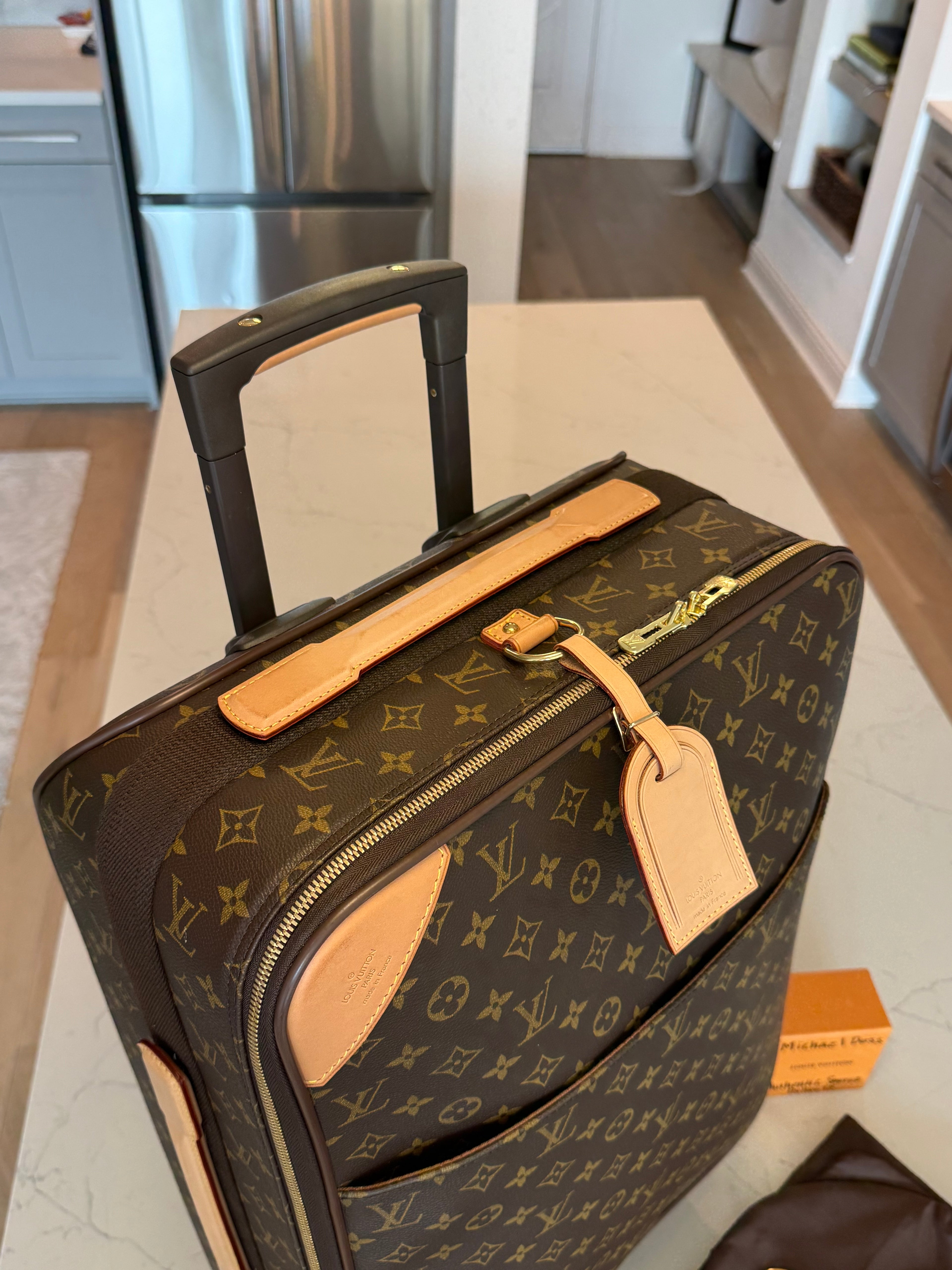 Louis Vuitton Pegase 55 with Garment Bag Set