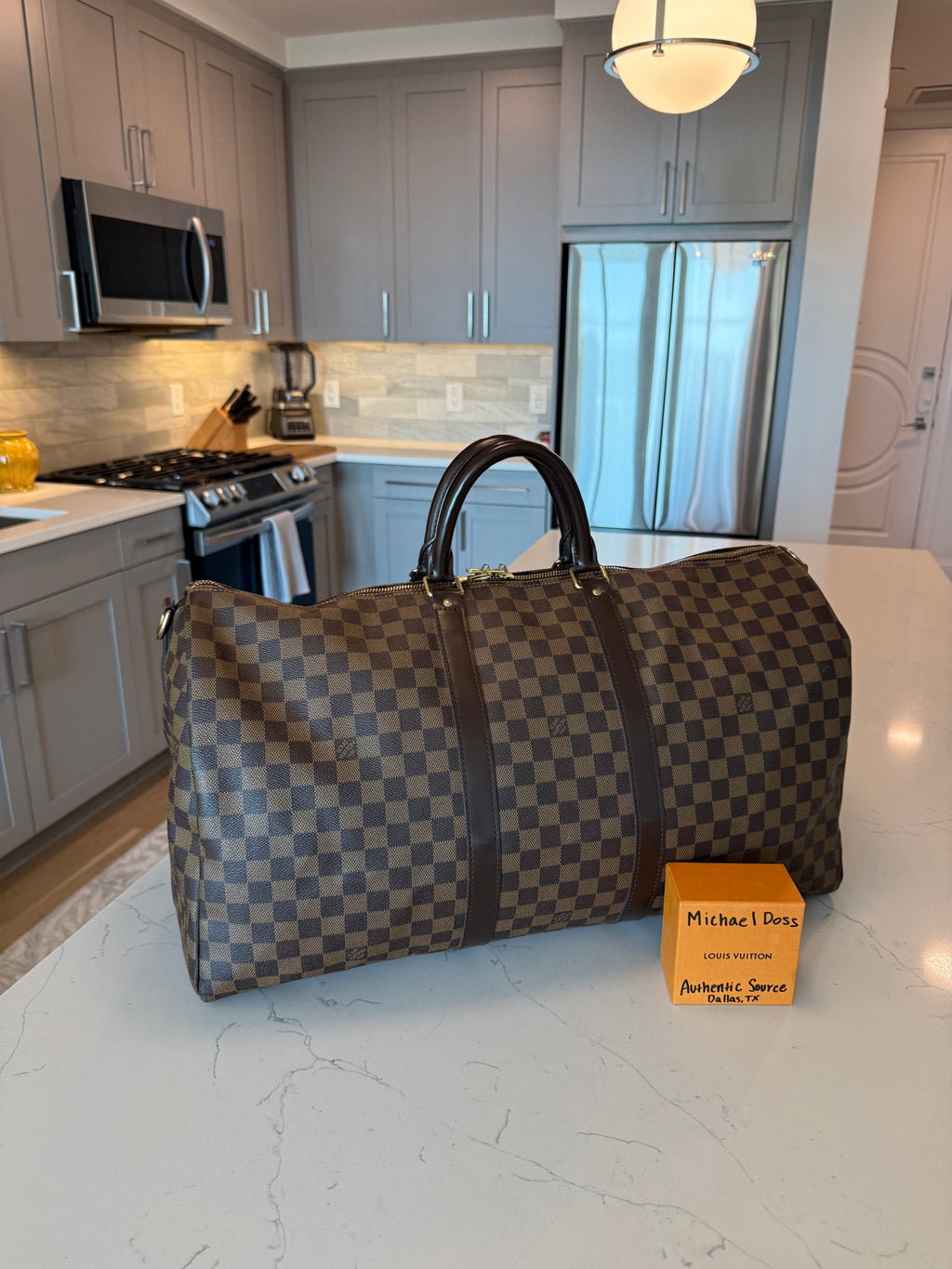Louis Vuitton Keepall 55 Bandouliere DE