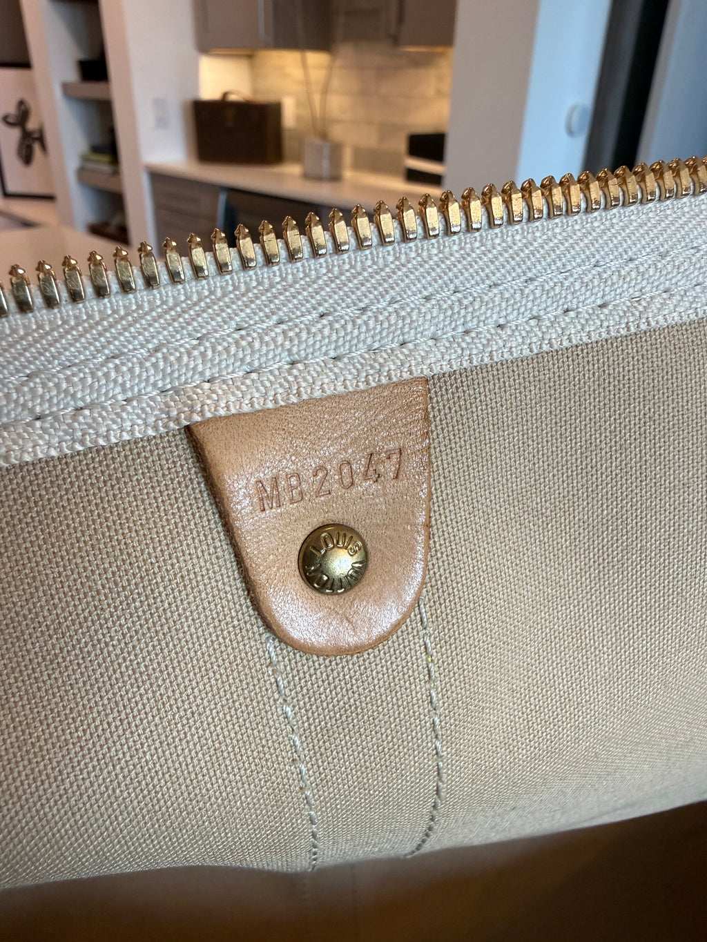 Louis Vuitton Keepall 55 Bandouliere Damier Azur