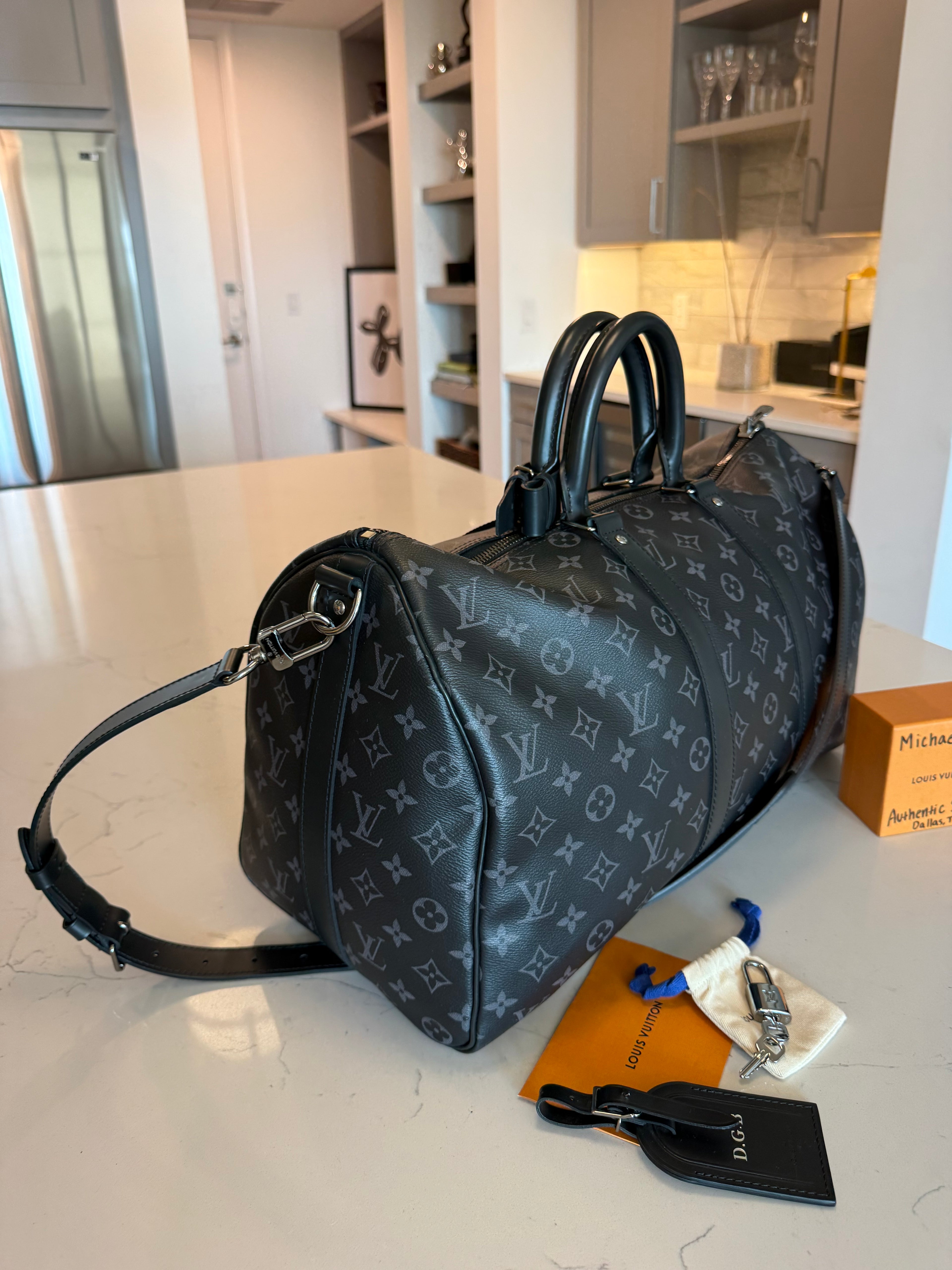 Louis Vuitton Keepall 45 Bandouliere Eclipse