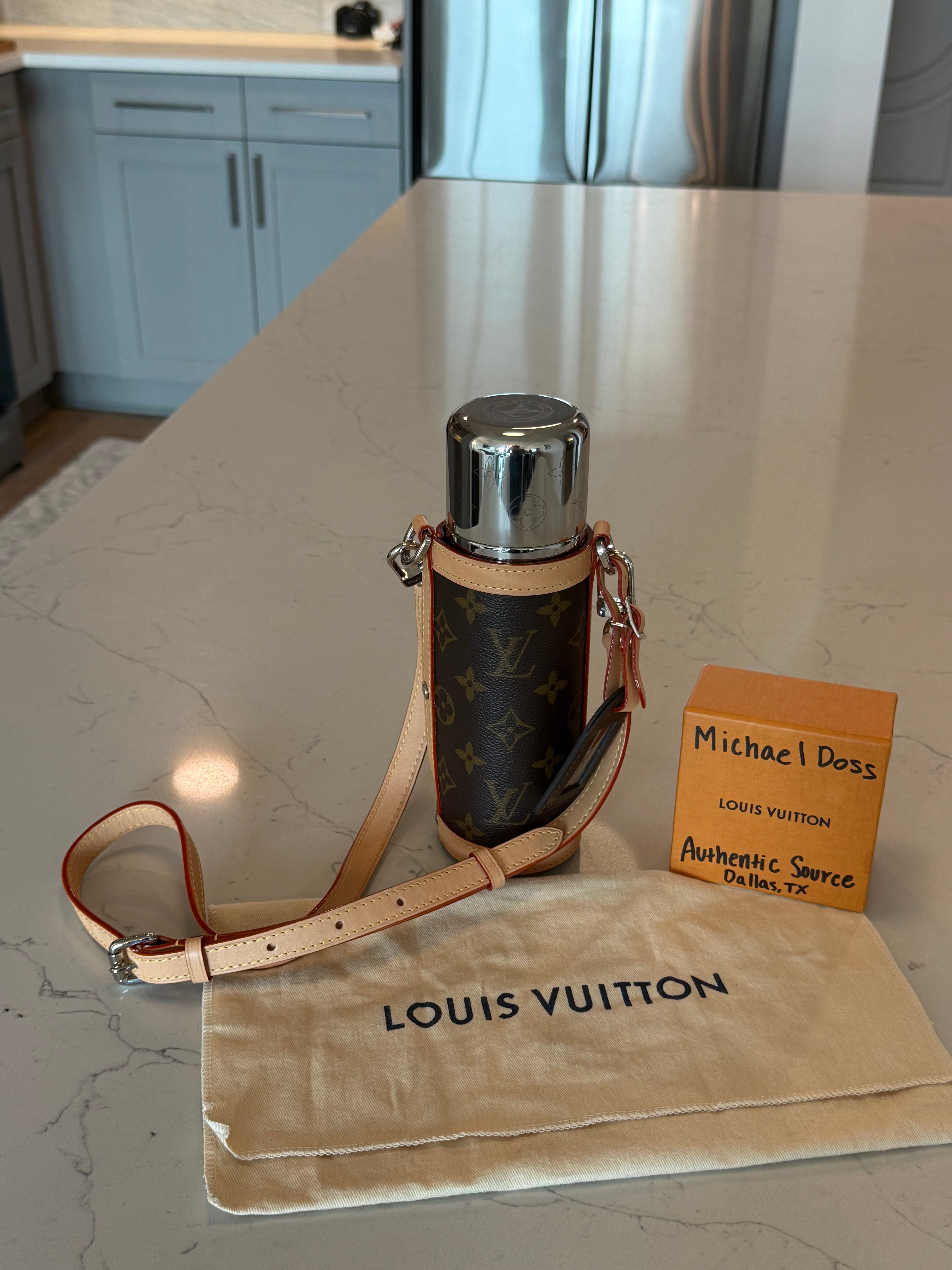 Louis Vuitton Monogram Bottle & Holder