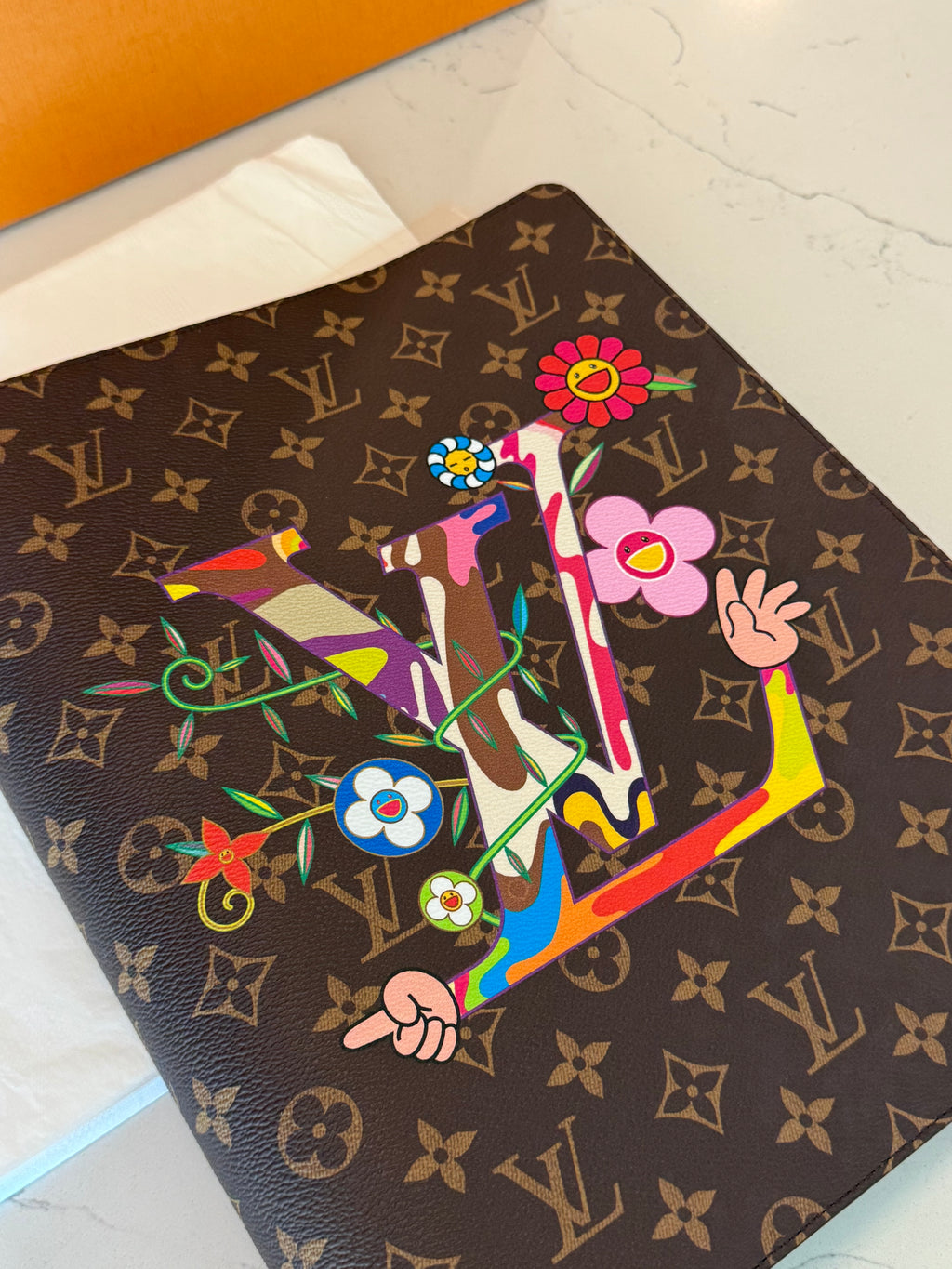 Louis Vuitton x Takashi Murakami Superflat Binder