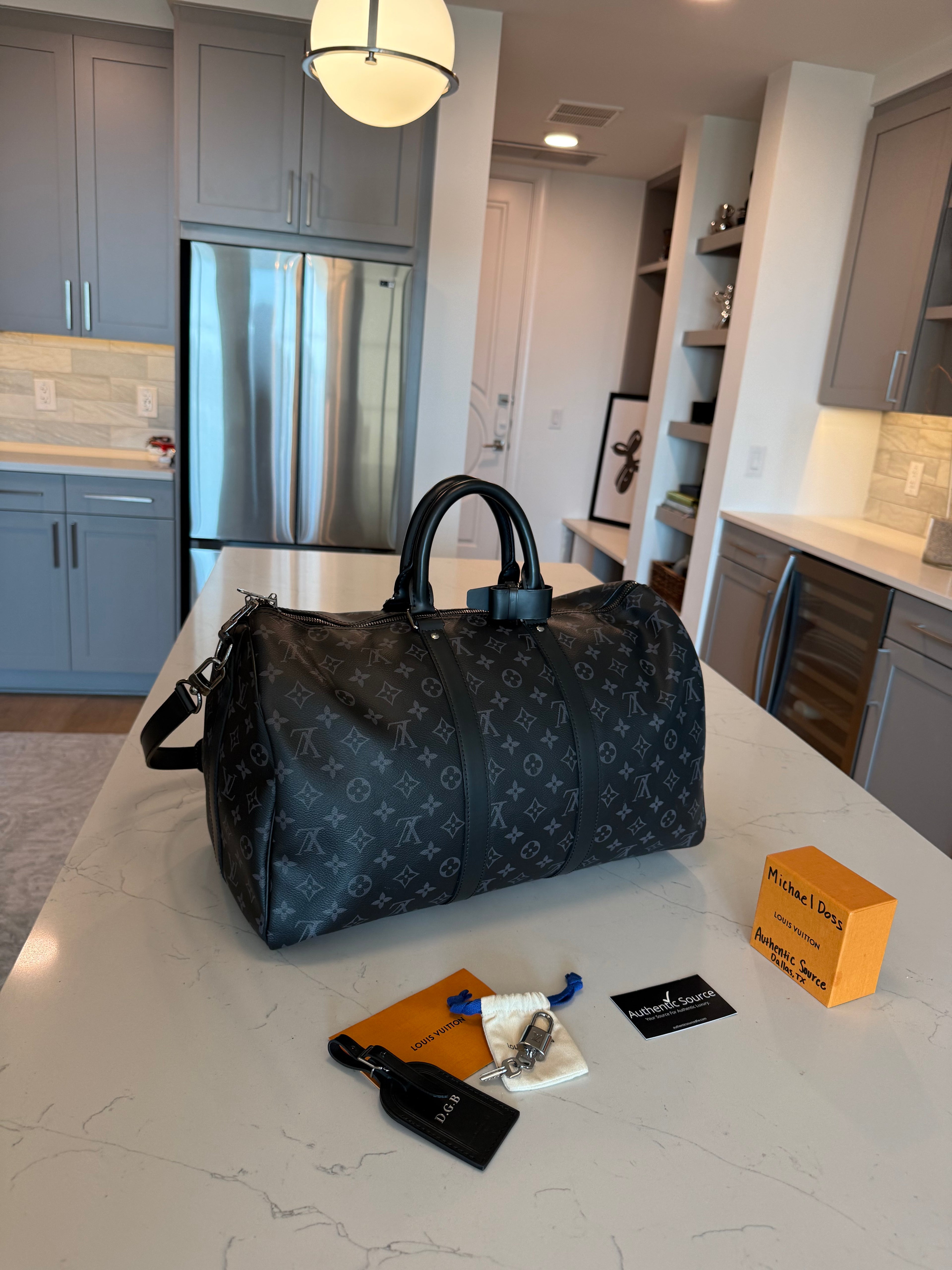 Louis Vuitton Keepall 45 Bandouliere Eclipse