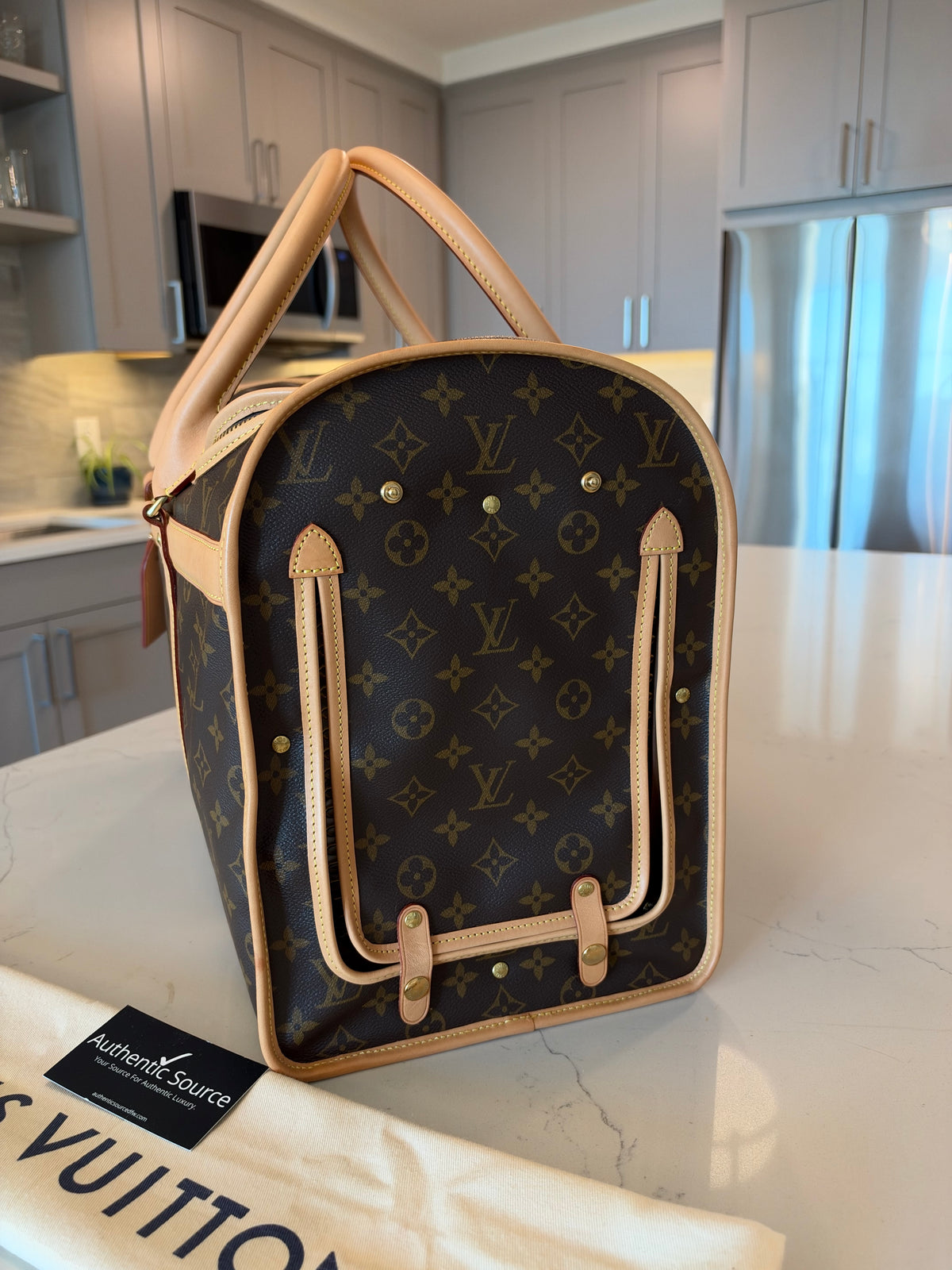 Louis Vuitton Sac Chein Pet Carrier New Model
