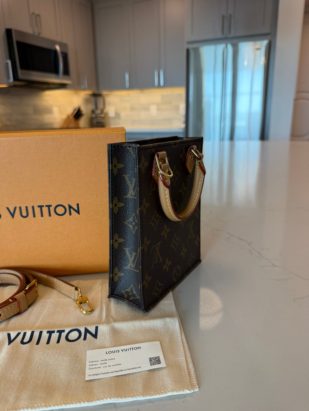 Louis Vuitton Sac Platt Petit