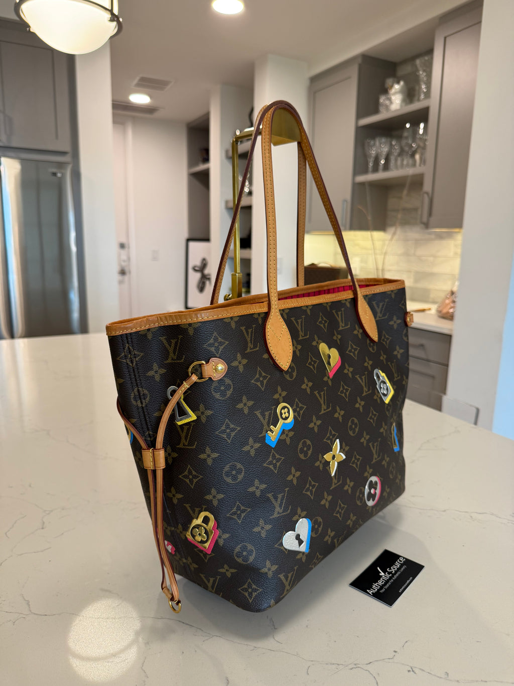 Louis Vuitton Neverfull MM Love Lock Limited Edition