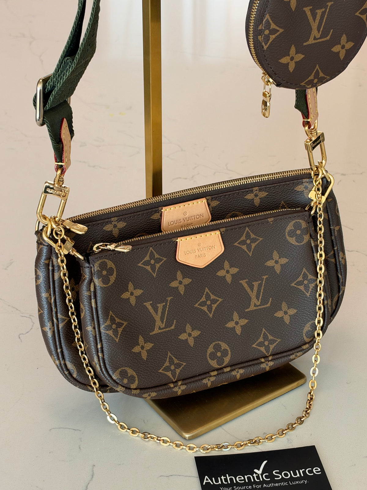 Louis Vuitton Multi Pochette Accessories Khaki
