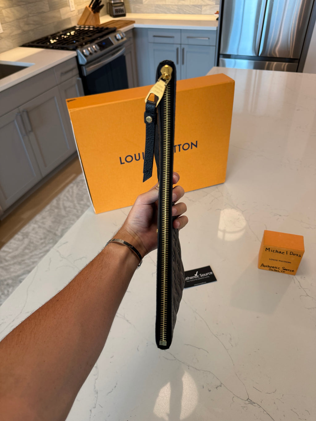 Louis Vuitton Daily Pouch Empreinte Noir