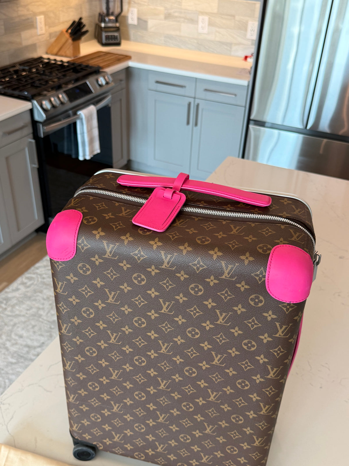Louis Vuitton Horizon 55 Monogram Pink Colormania - RARE