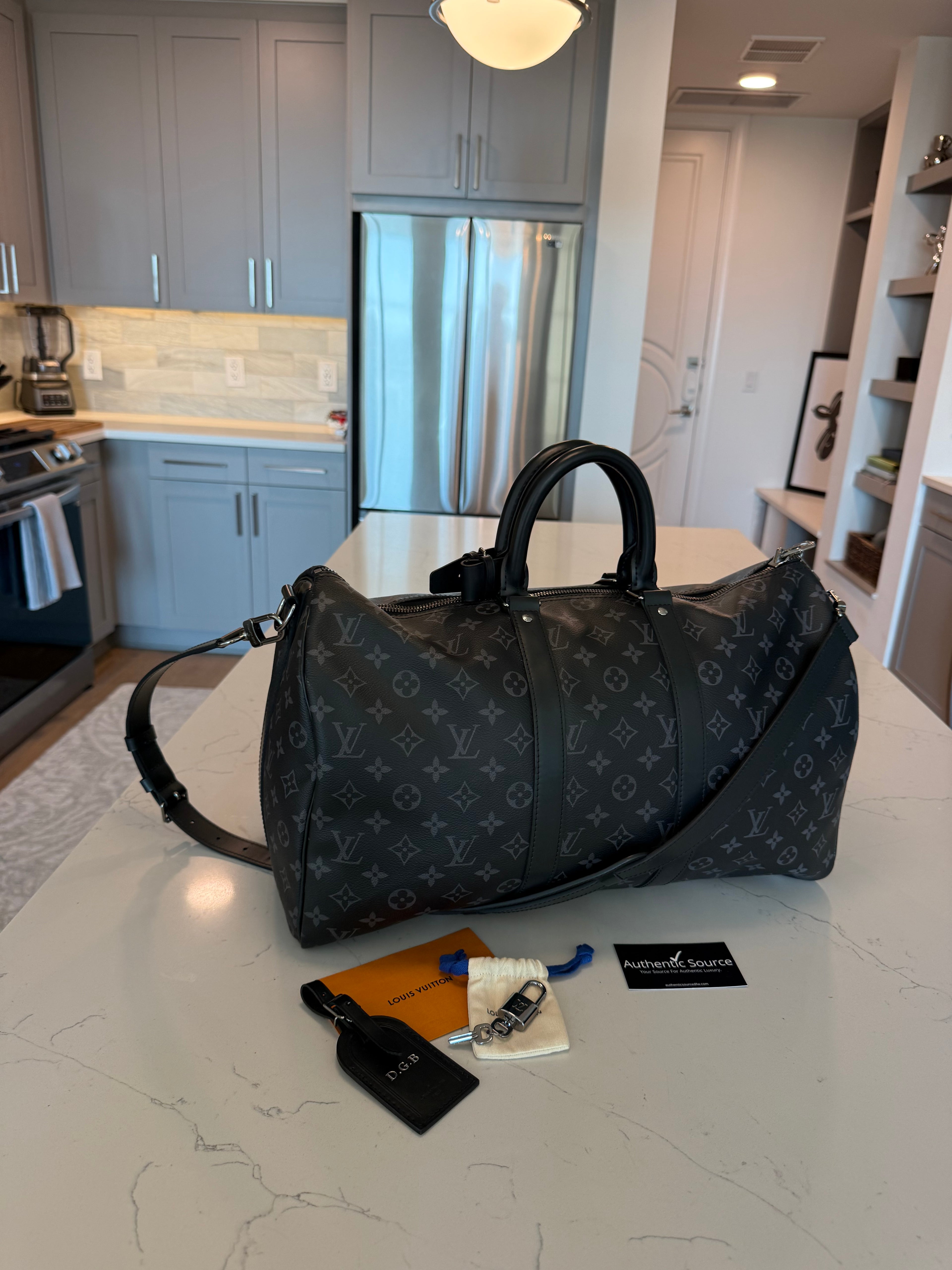Louis Vuitton Keepall 45 Bandouliere Eclipse