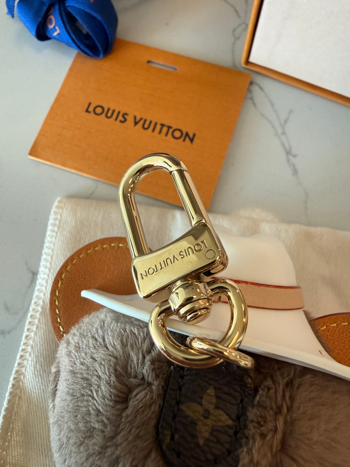 Louis Vuitton Bear Bag Charm with Box