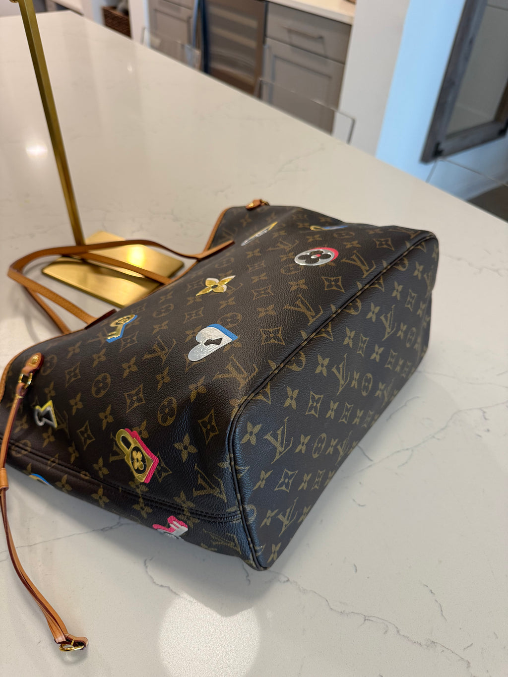 Louis Vuitton Neverfull MM Love Lock Limited Edition