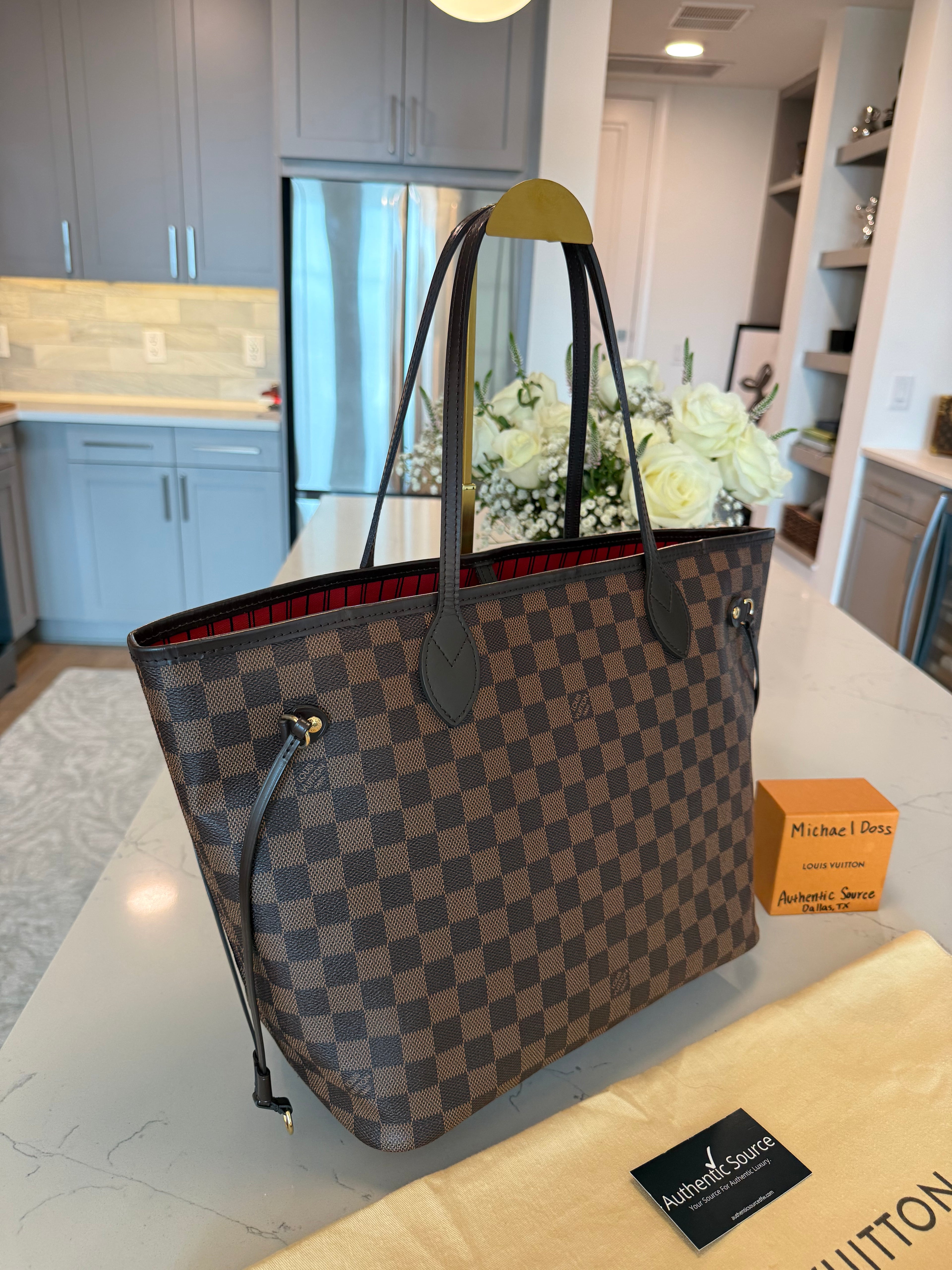 Louis Vuitton Neverfull MM Damier Ebene
