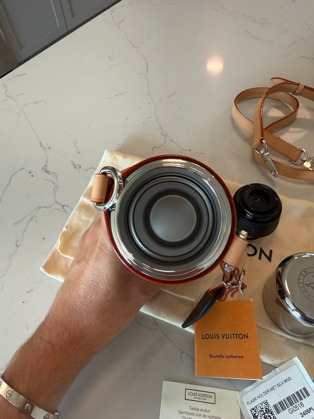 Louis Vuitton Monogram Bottle & Holder