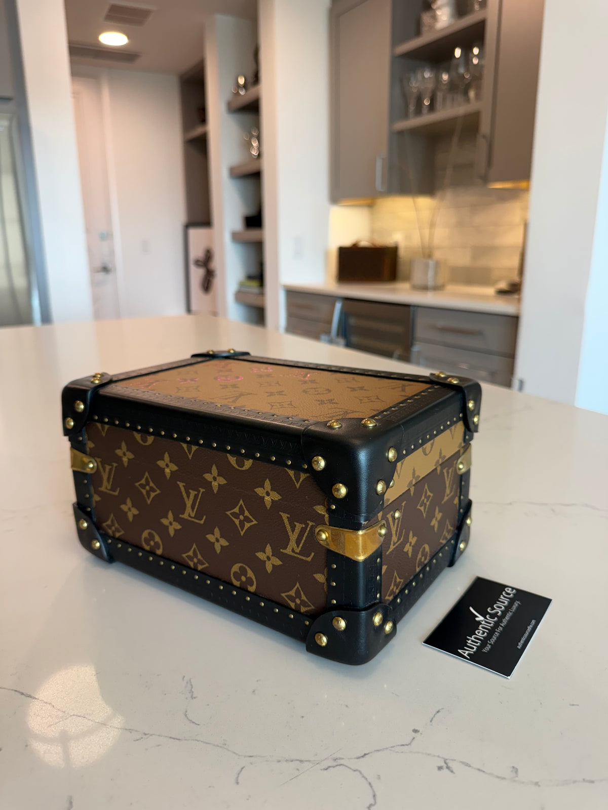 Louis Vuitton Coffret Tresor 24 Trunk Reverse Monogram