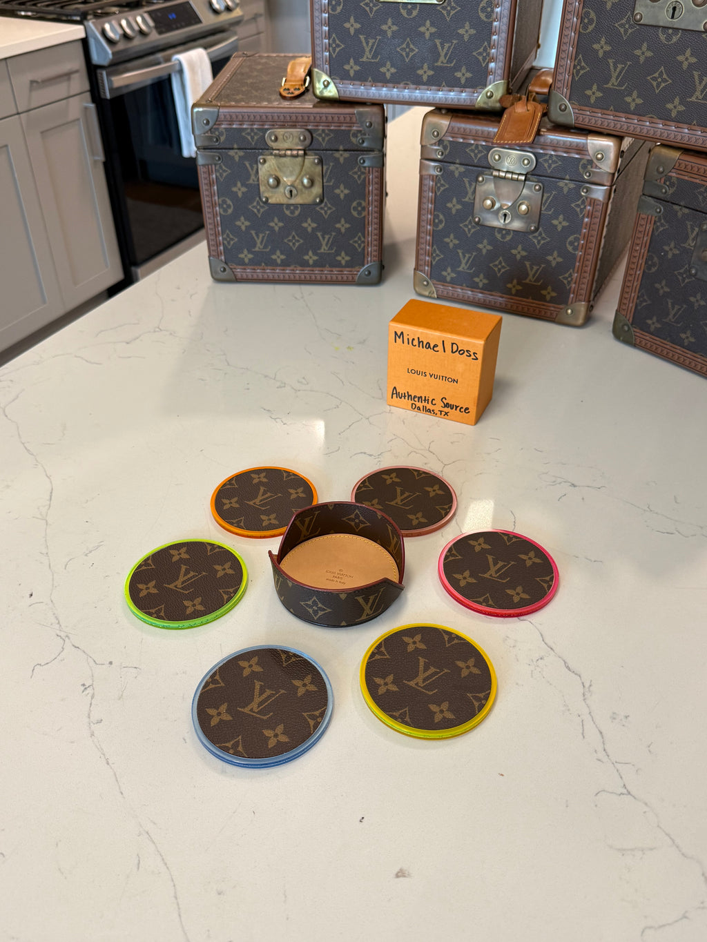 Louis Vuitton Monogram Coasters