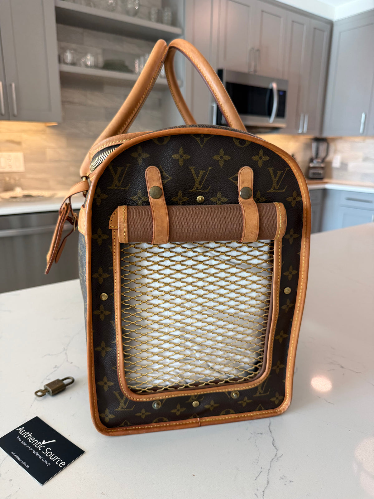Louis Vuitton Pet Carrier Sac Chein 50
