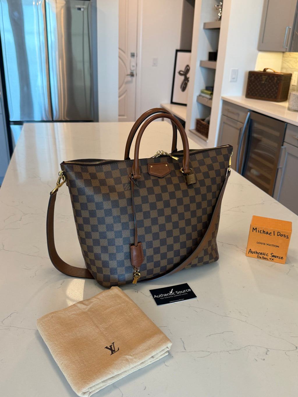 Louis Vuitton Belmont MM Damier Ebene
