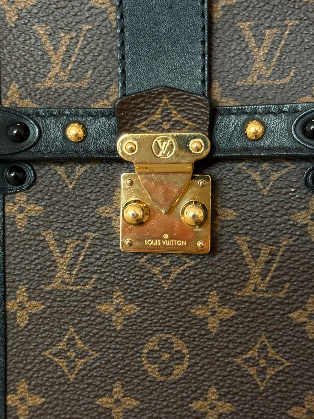 Louis Vuitton Monogram Trunk Pouchette Verticale