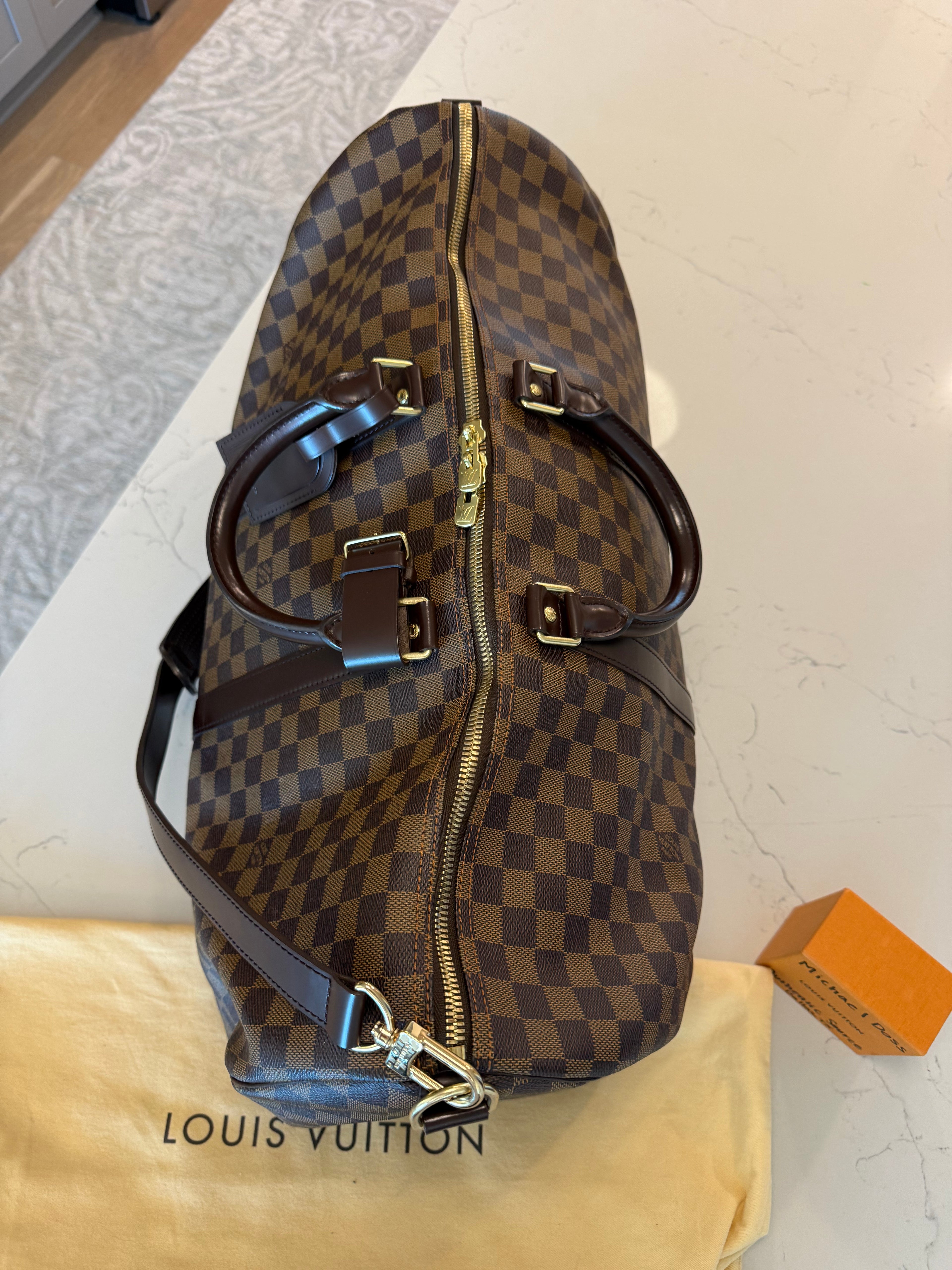 Louis Vuitton Keepall 55 Bandouliere DE