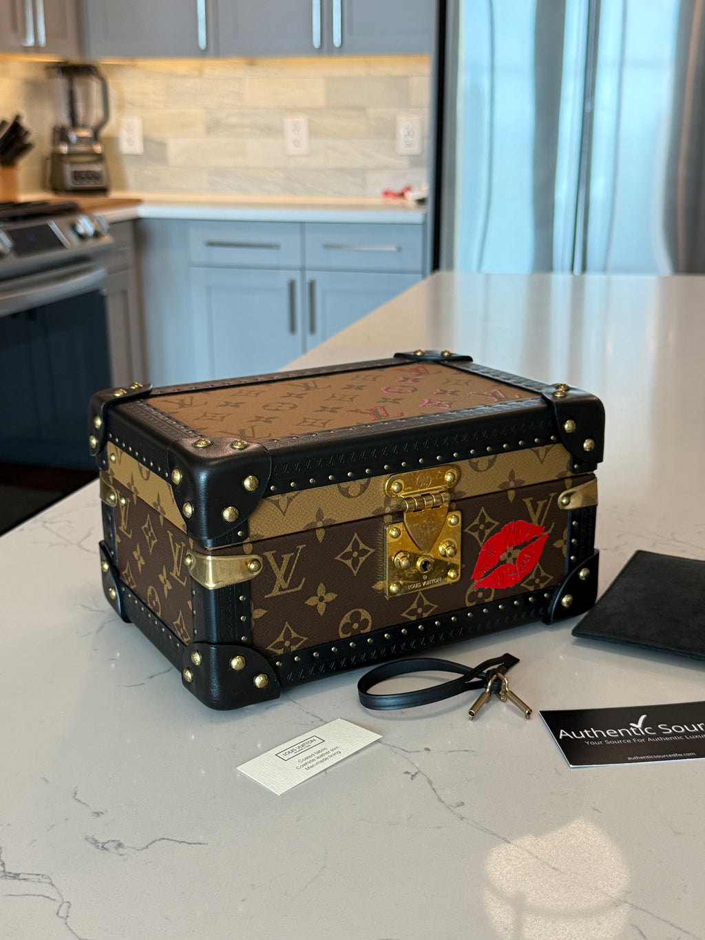 Louis Vuitton Coffret Tresor 24 Trunk Reverse Monogram