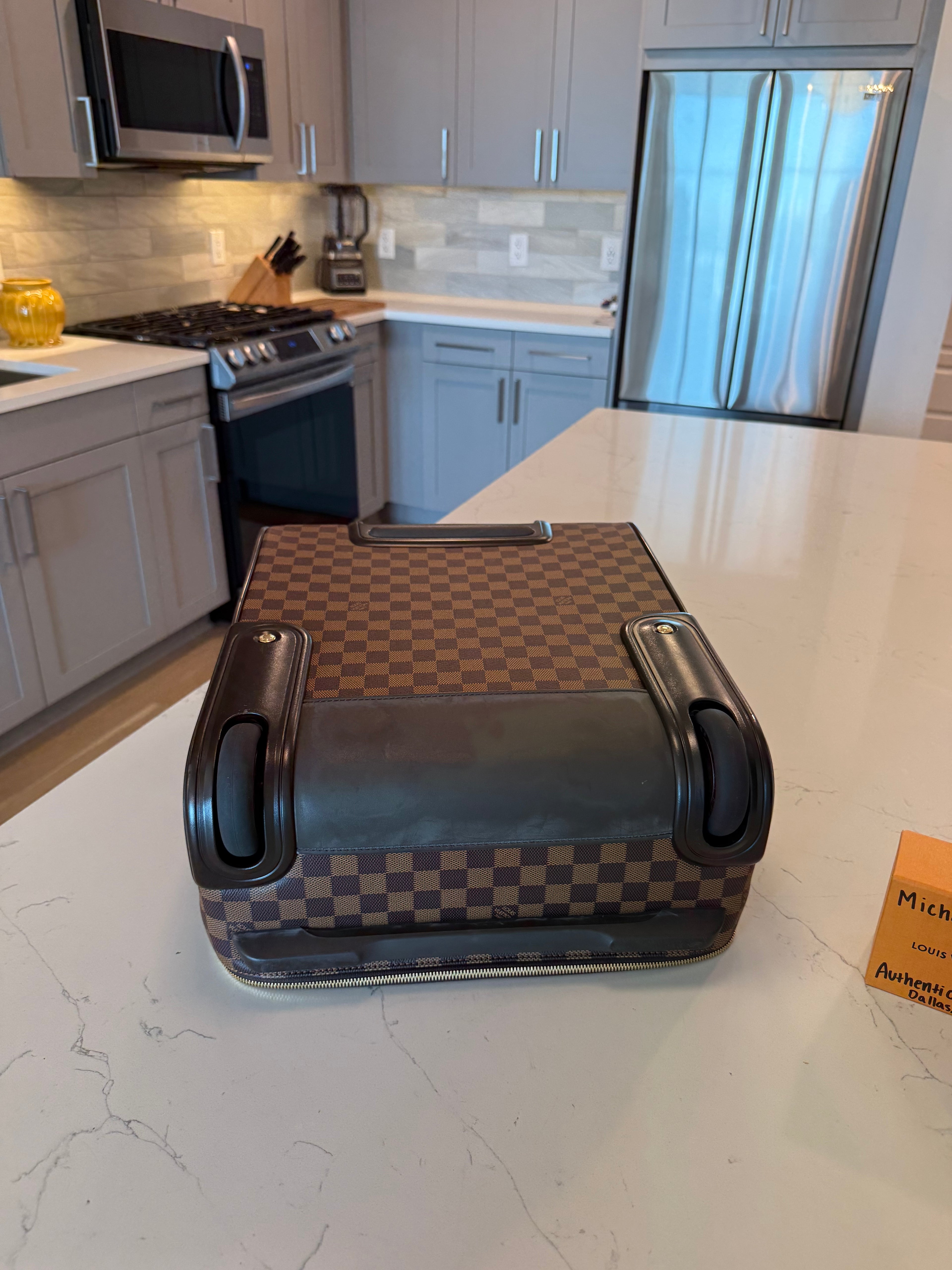 Louis Vuitton Pegase 45 Rolling Luggage DE Newer Model with Protective Cover