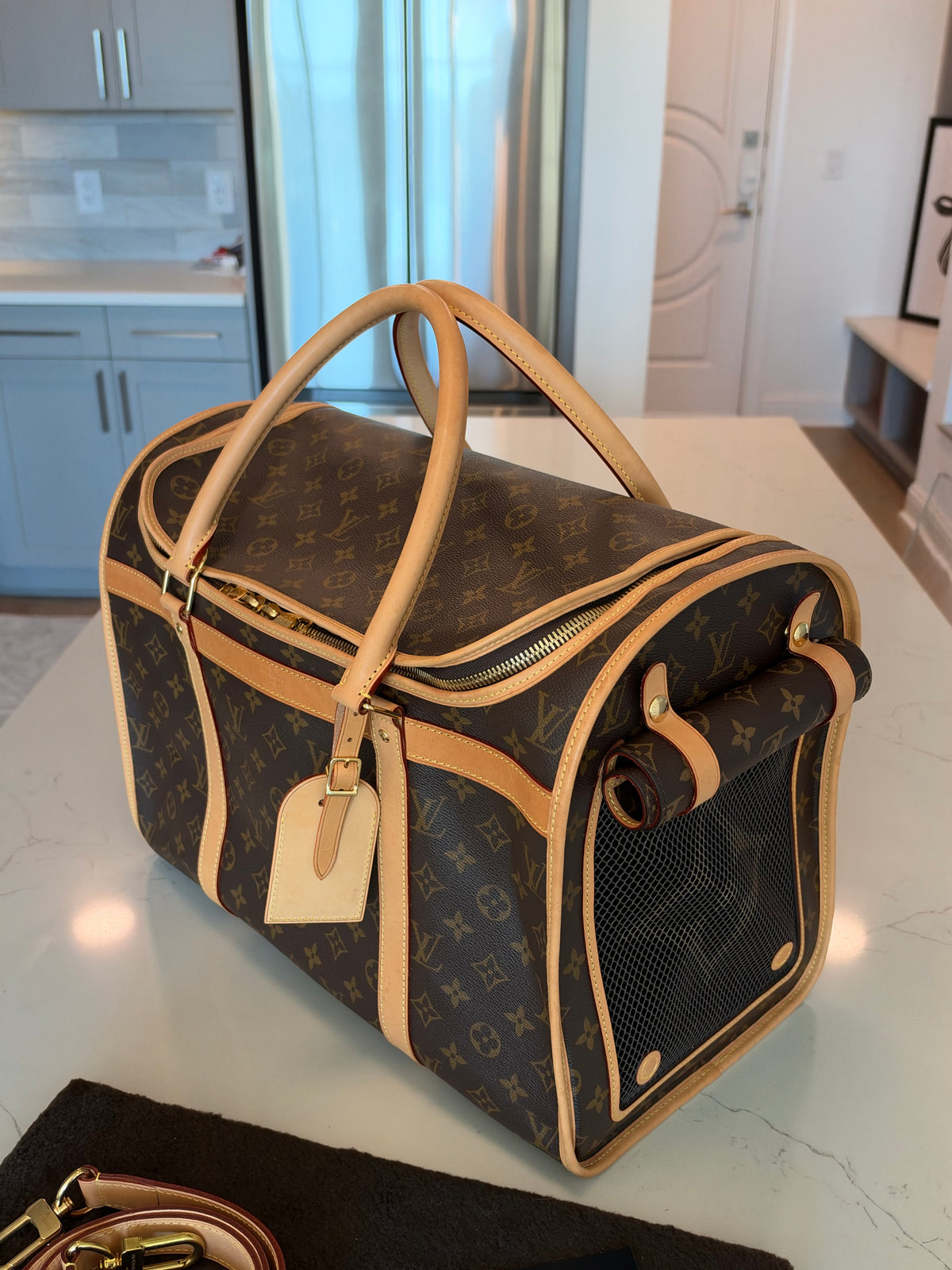 Louis Vuitton Sac Chein Pet Carrier New Model