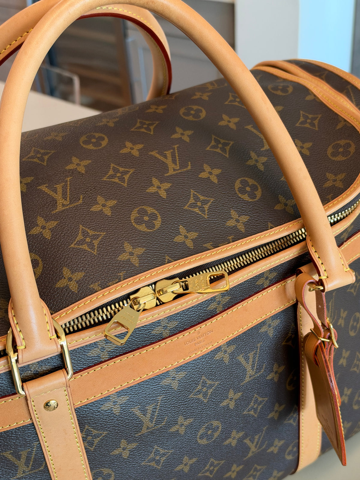 Louis Vuitton Sac Chein Pet Carrier New Model