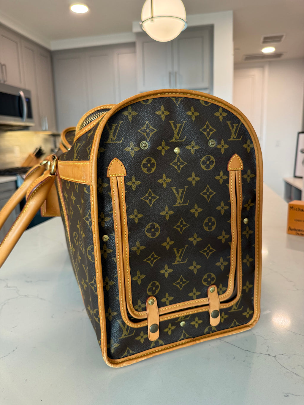 Louis Vuitton Pet Carrier Sac Chein 50