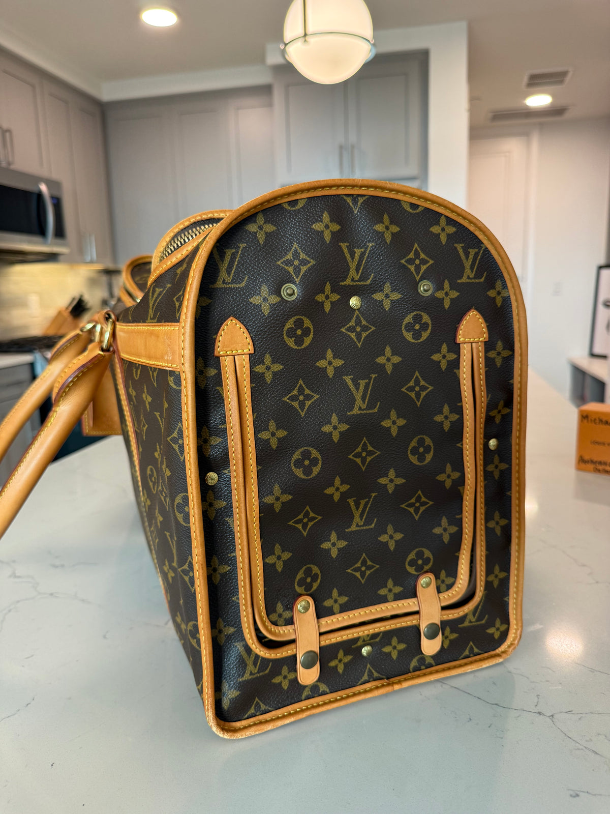 Louis Vuitton Pet Carrier Sac Chein 50