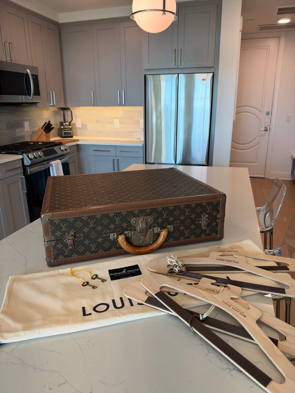 Louis Vuitton RARE Cotteville 60 Trunk