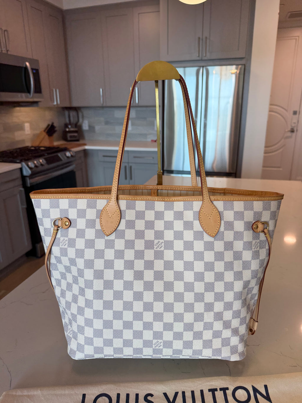 Louis Vuitton Neverfull MM Damier Azur
