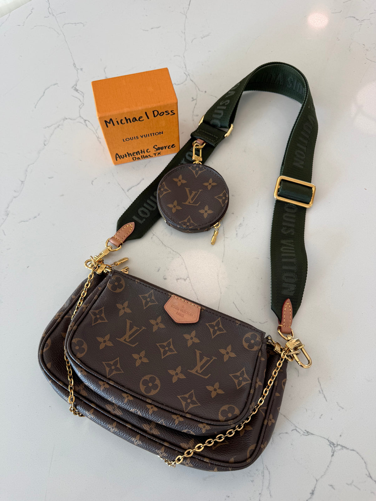 Louis Vuitton Multi Pochette Accessories Khaki