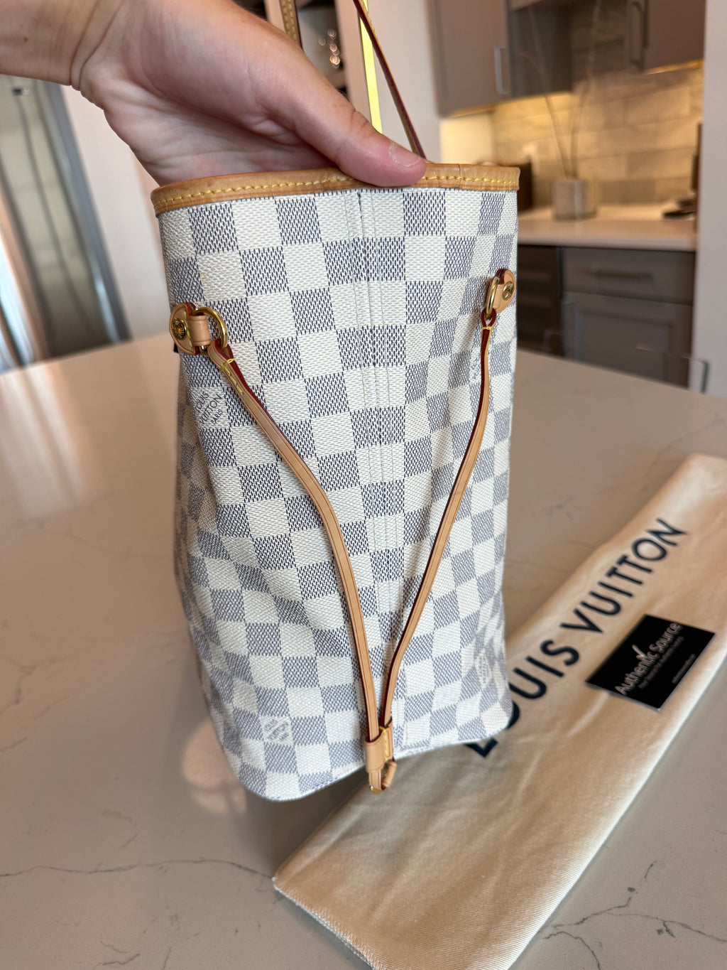 Louis Vuitton Neverfull MM Damier Azur