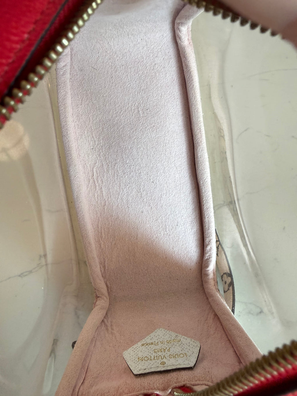 Louis Vuitton Beach Pouch Red Giant Monogram Rare