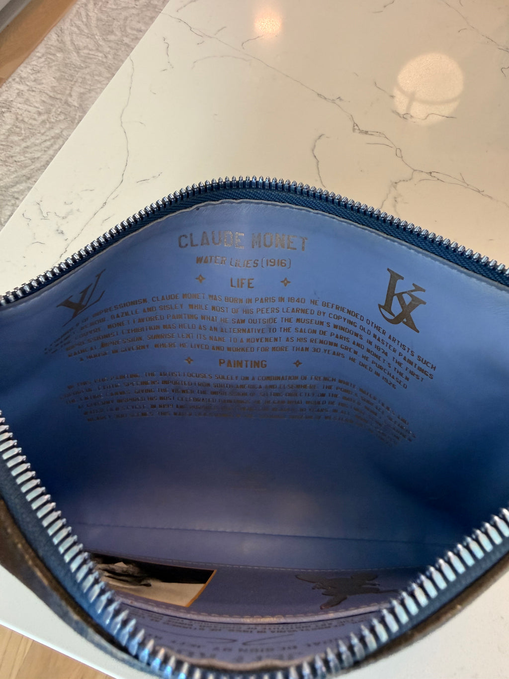Louis Vuitton x Jeff Koons Masters Collection Monet Pochette