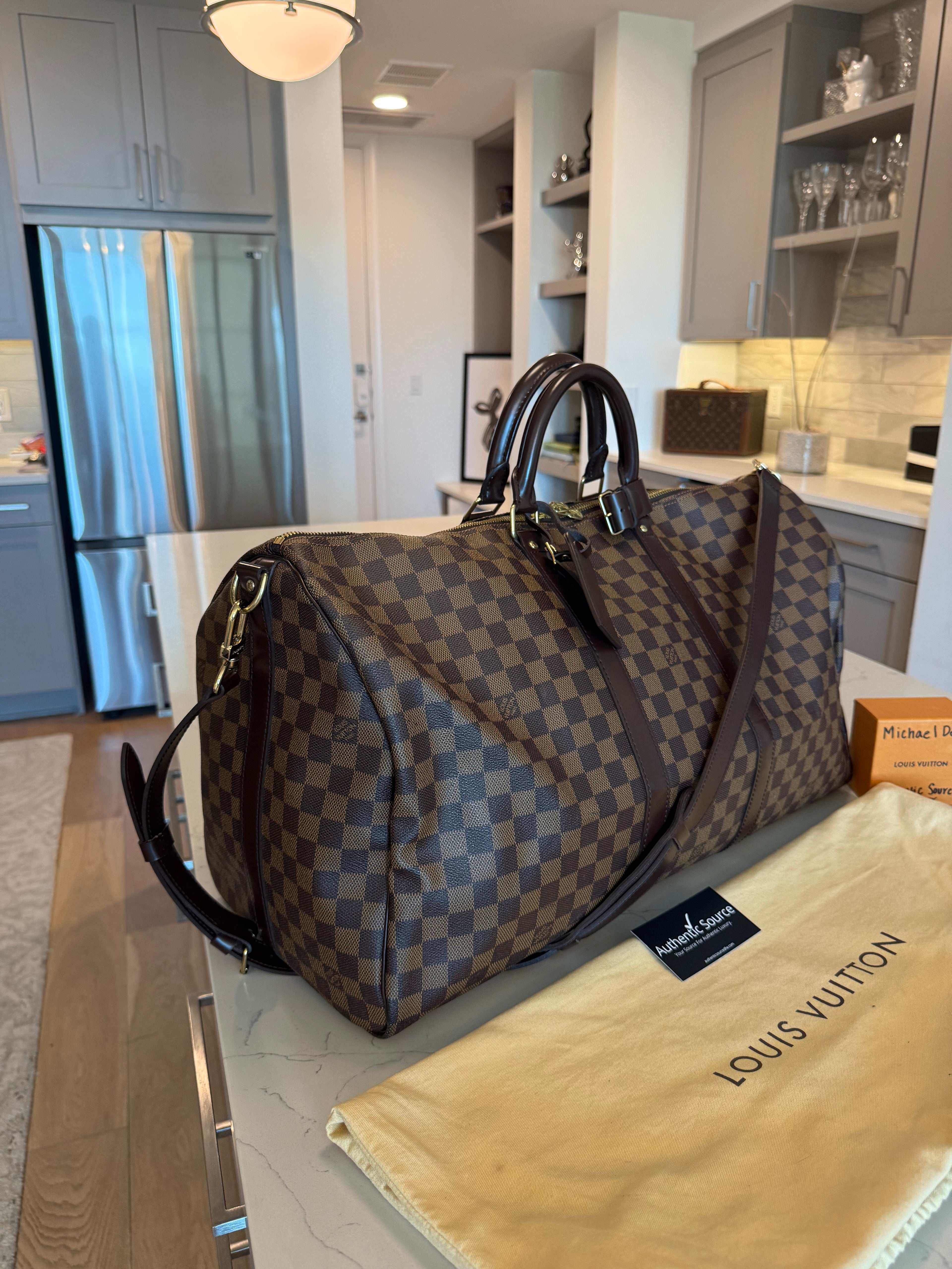 Louis Vuitton Keepall 55 Bandouliere DE