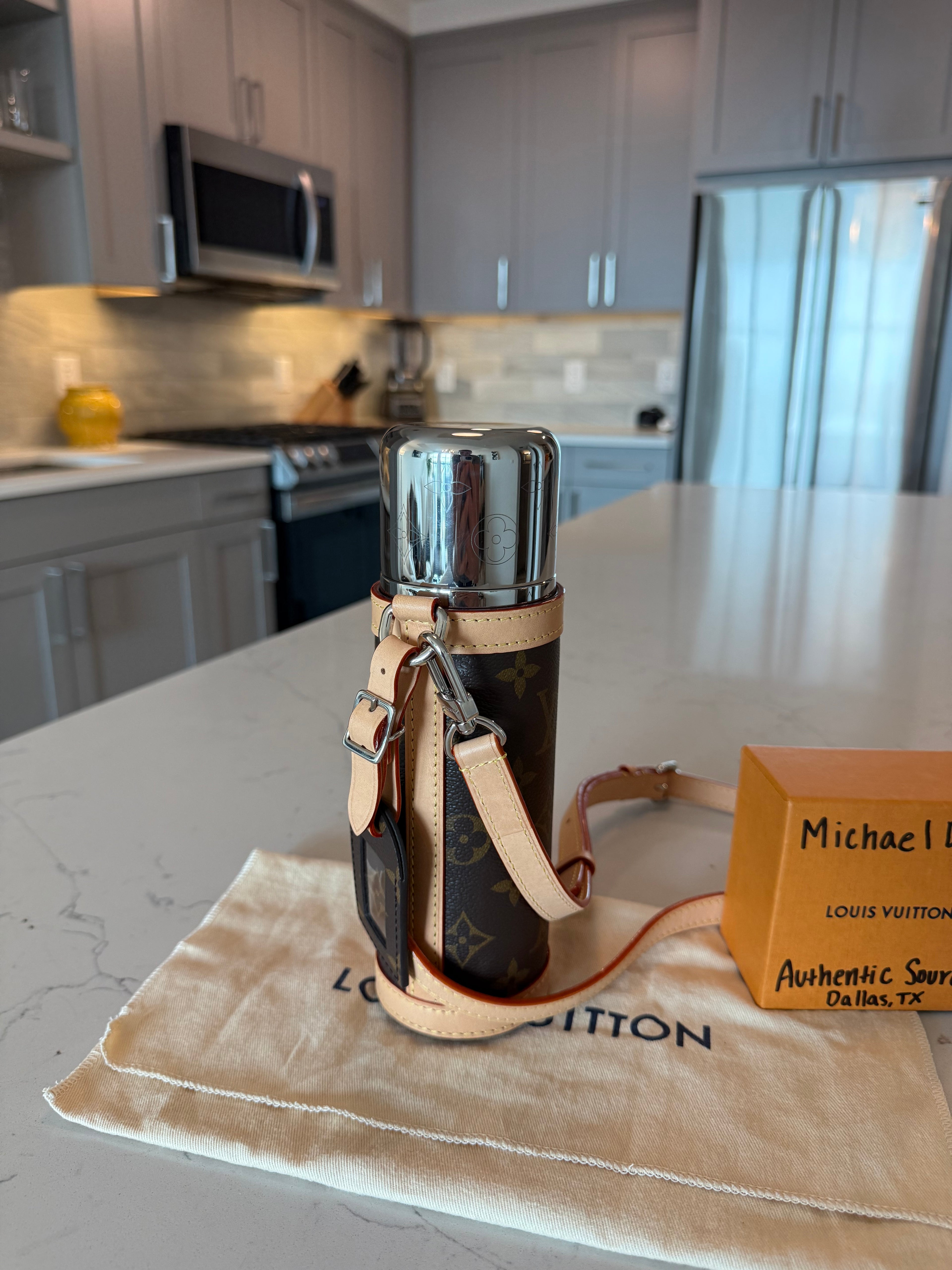 Louis Vuitton Monogram Bottle & Holder