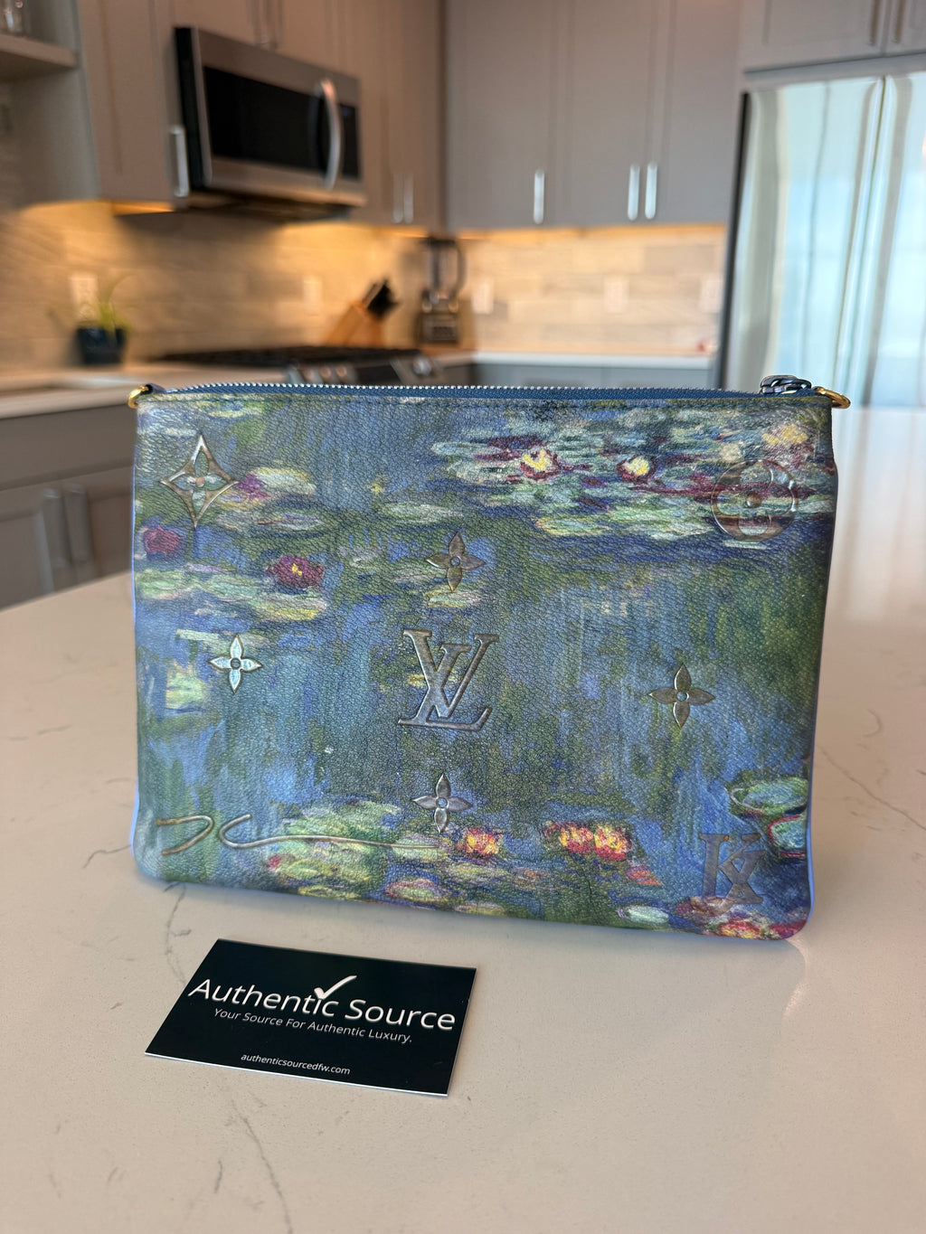 Louis Vuitton x Jeff Koons Masters Collection Monet Pochette