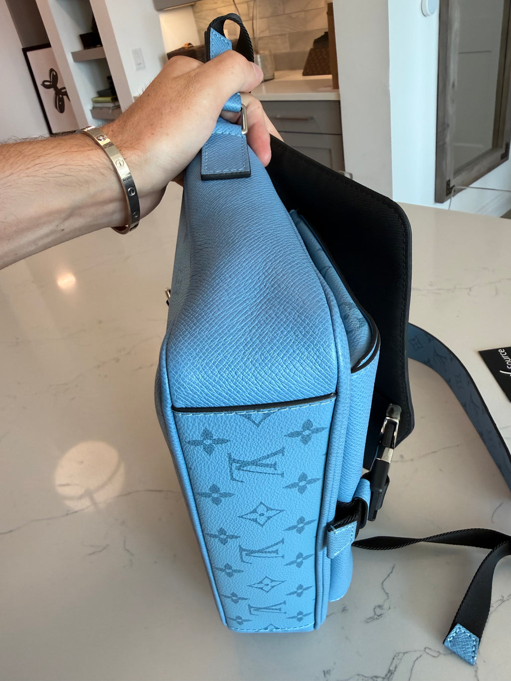 Louis Vuitton Tiagarama Messengerama Blue