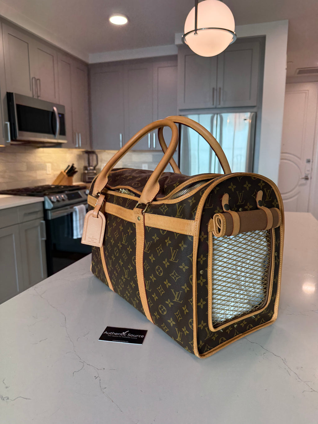 Louis Vuitton Pet Carrier Sac Chein 50