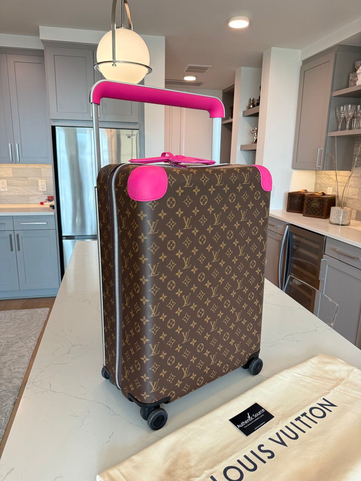 Louis Vuitton Horizon 55 Monogram Pink Colormania - RARE