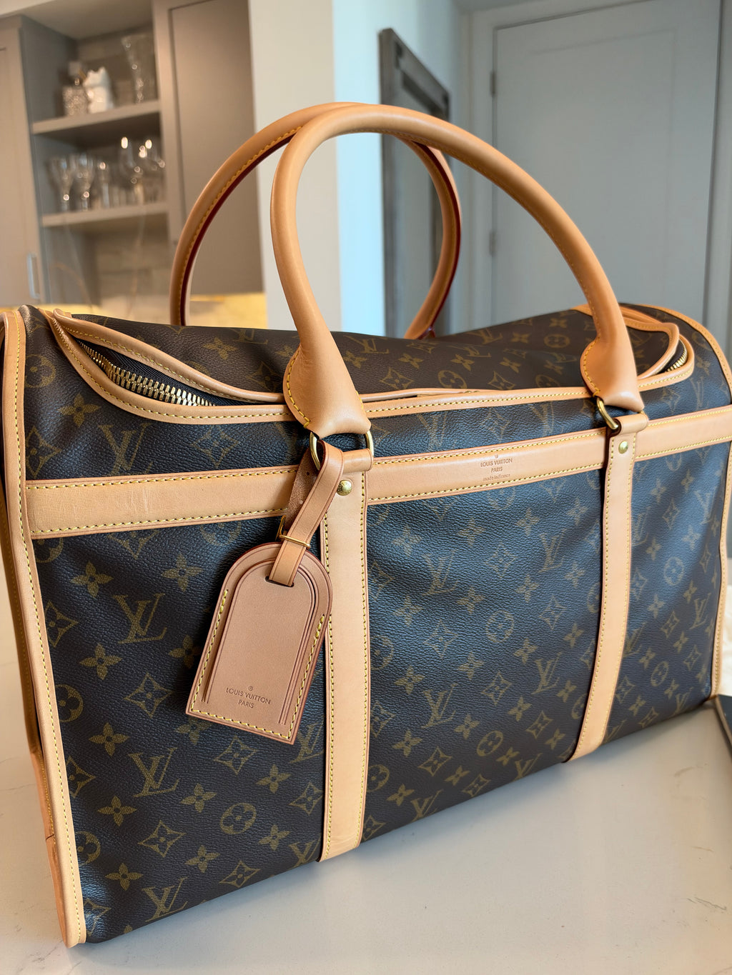Louis Vuitton Sac Chein Pet Carrier New Model
