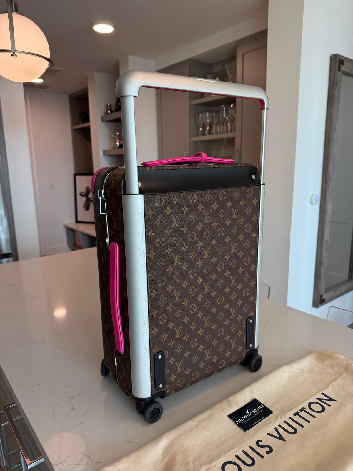 Louis Vuitton Horizon 55 Monogram Pink Colormania - RARE