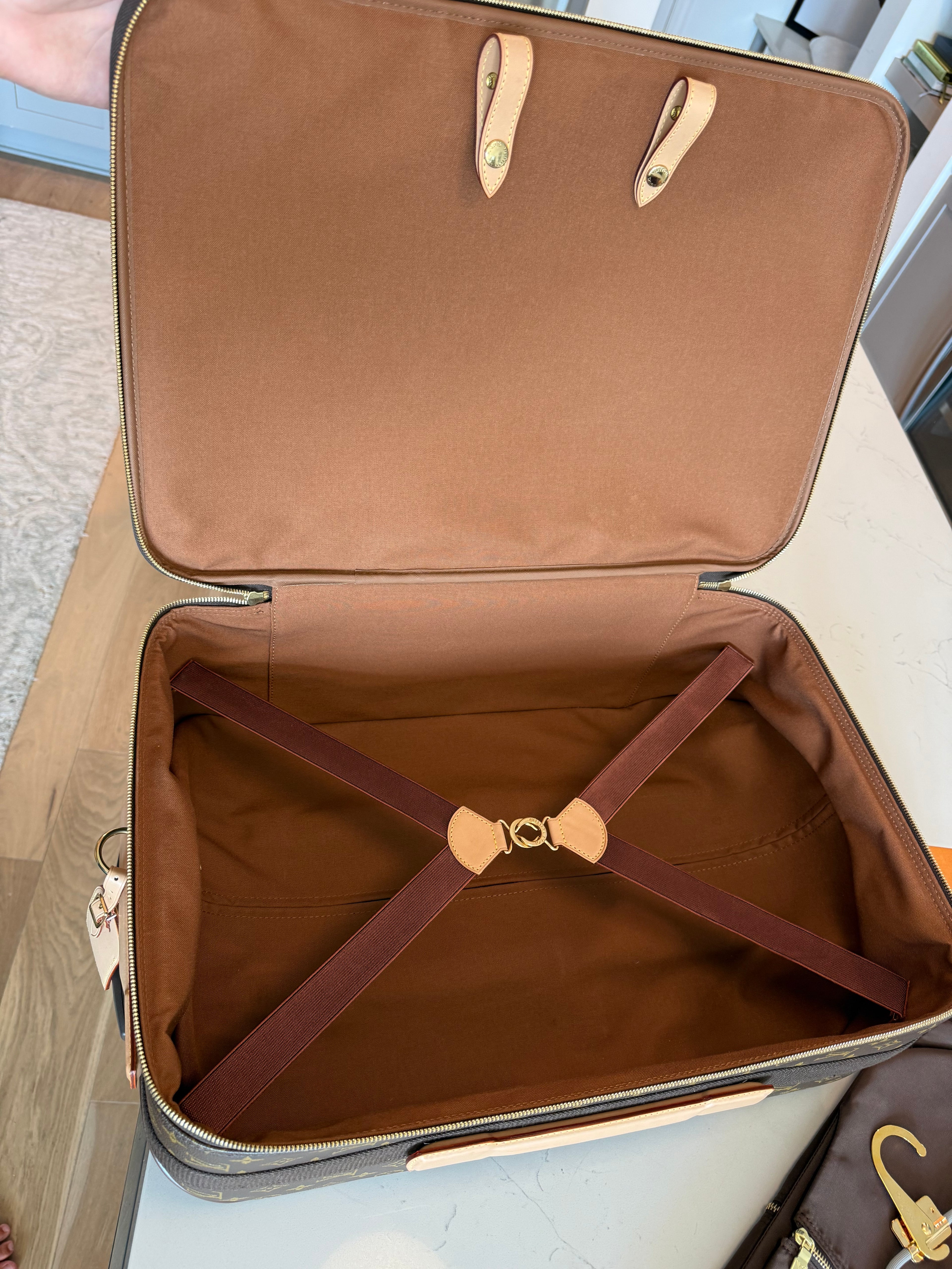 Louis Vuitton Pegase 55 with Garment Bag Set