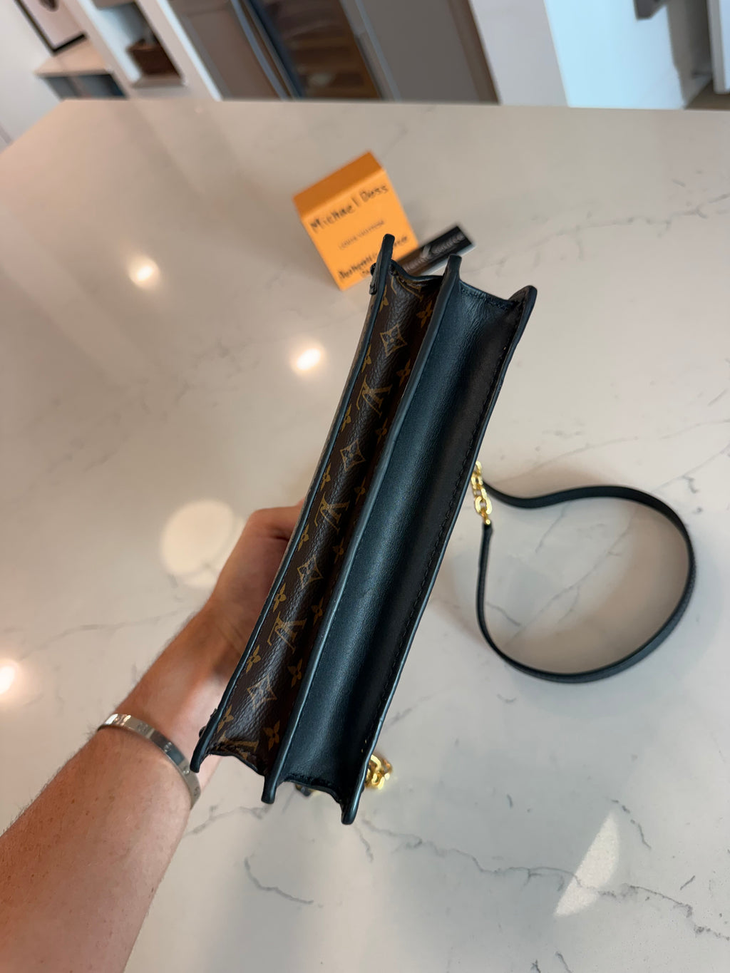 Louis Vuitton Reverse Monogram Trunk Clutch