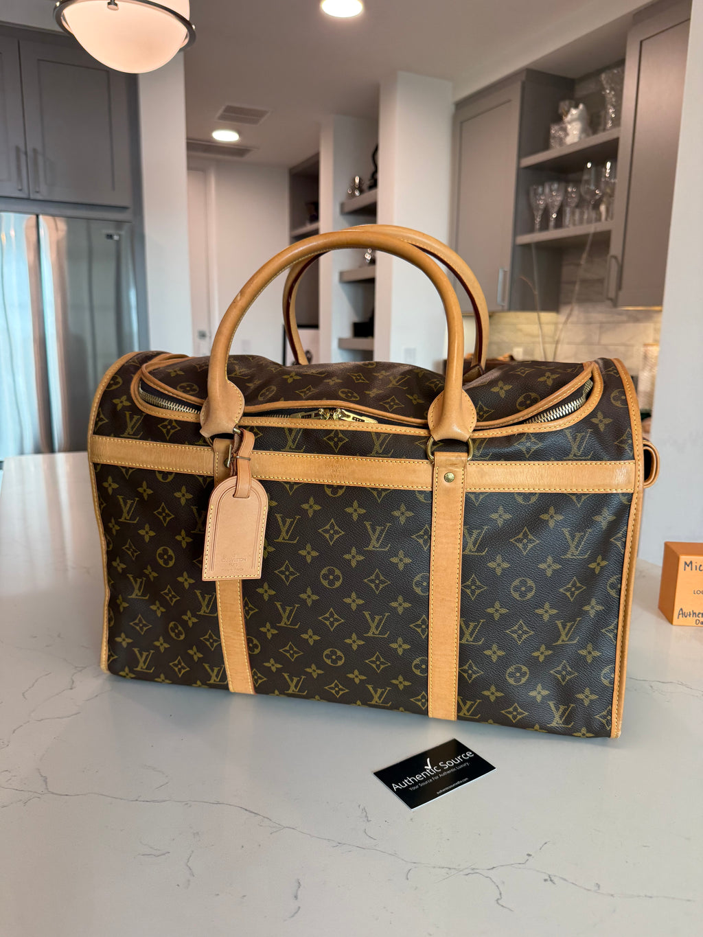 Louis Vuitton Pet Carrier Sac Chein 50